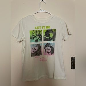 the beatles graphic tee sz sm